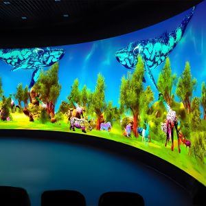 China Northern Lights Immersive Interactive Wall Children Education Projection on sale