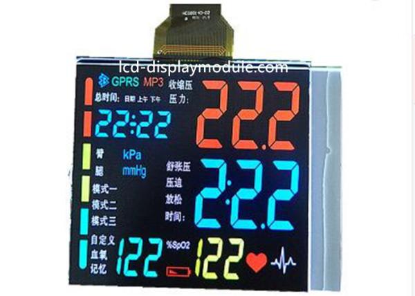 Quality High Resolution Dot Matrix LCD Display Module White LED VA Segment FPC Type for sale