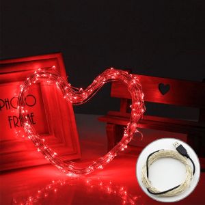 China 5V USB Powered Multi-Color 10m LED String Lights For Christmas, Party, Festival Decoraction wholesale