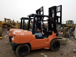 China Lifting Height 4500mm Used Toyota 7FD50 5 Ton Forklift wholesale
