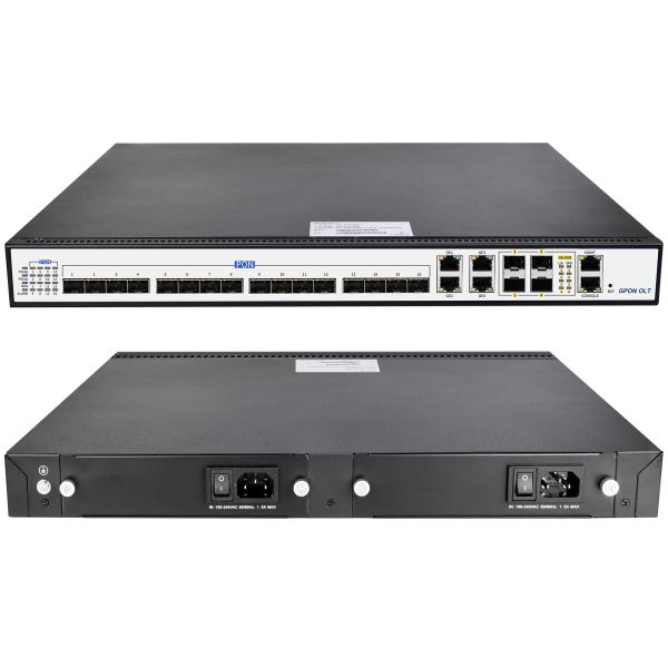 AS-OLT-03A GPON OLT Supports 1 /128 Split Ratio Access 2048 ONU Users At The Same Time