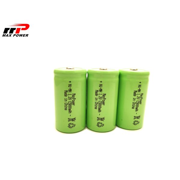 500 cycles Power Tools C5000mAh 1.2V NIMH Rechargeable Batteries UL CE KC
