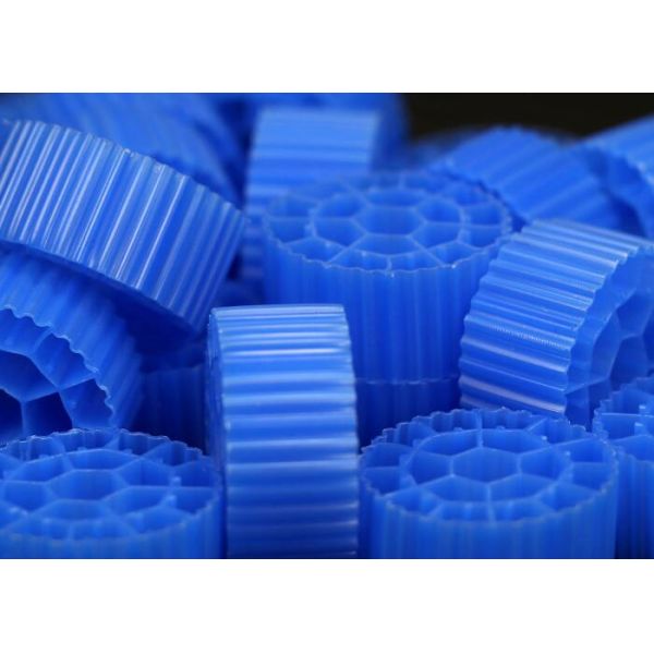 Plastic MBBR Biocell BIO Balls Filter Media For RAS Shock Resistance