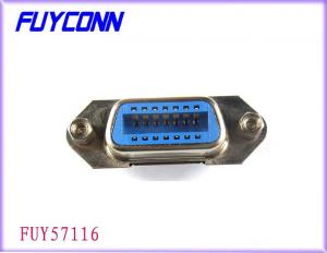 China 14 24 36 50 Pin Female Straight Angle PCB Champ Connector With PBT Insulator Material on sale