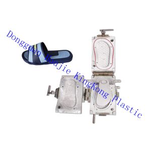 Double colors PCU slipper mold, 2 colors PCU Air blowing Modular for rotary shoe