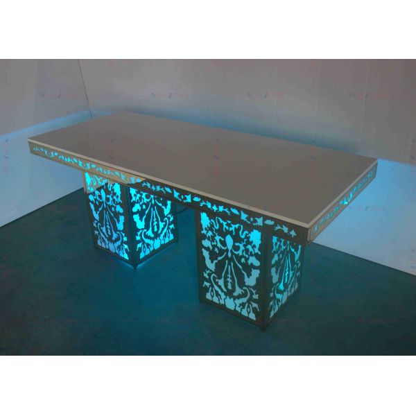 Stylistic Lighted Pub Table Pub Table Chair Set 4000X1200X750mm