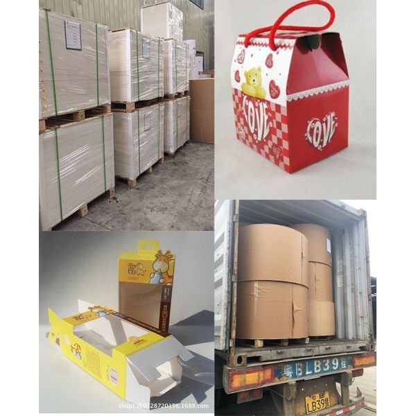 Mixed Pulp Material White Cardboard Sheets For Cosmetics Packing 700 * 1000mm
