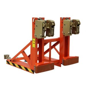 Buy cheap Forklift Attachment Oil Drum Clamp Heavy Duty Forklift Drum Grab OEM from wholesalers