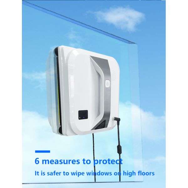 Anti Falling Window Cleaning Robot Auto Secure Detect Cordless Window Cleaner