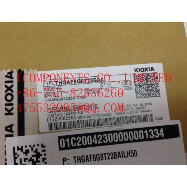 THGAF8G8T23BAIL Kioxia NAND FLASH IC 256Gb (32G x 8) UFS 153-WFBGA(11.5x13)