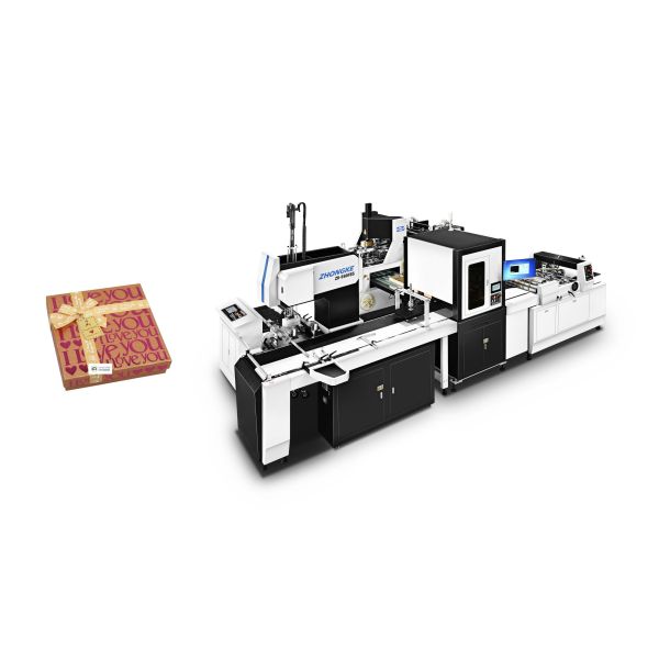 Silent Fully Automatic Paper Box Making Machine With Motion Controller