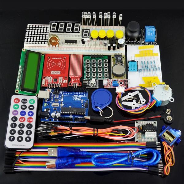 RFID Learning Starter Kit for Arduino with UNO R3 Board 1602 LCD 9g Sevor Relay