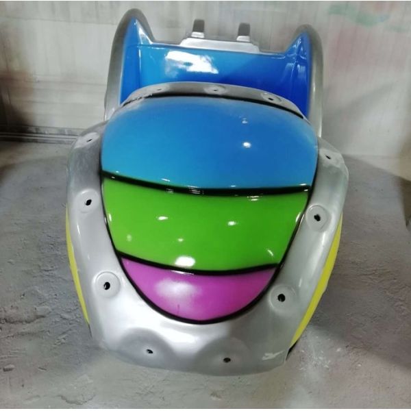 Space Shuttle Shape Kiddie Roller Coaster Marked With Modern Interchange Track