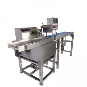 China Automatic Chocolate Tempering Machine With Enrobing Table on sale