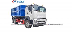 China Isuzu 20cbm 20m3 Hook Lift Waste Collection Truck Hooklift Roll Off Truck wholesale