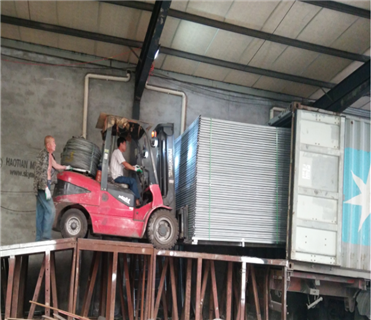 NZ Orage Color Powder Coated Chain Wire Mesh Of Rubbish Cage