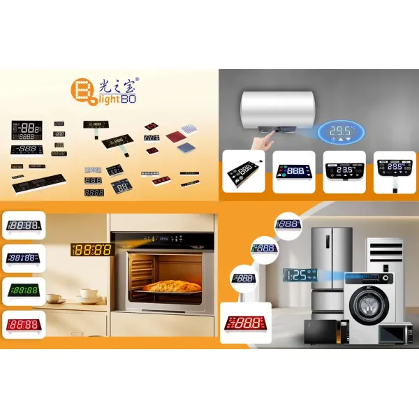 Round Common Anode 7-Segment LED Temperature Display Controller