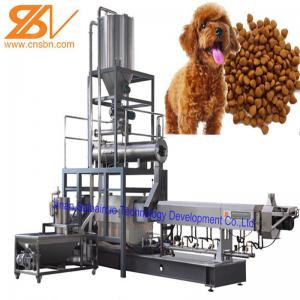 China Dry Wet Pet Food Machine SS201 Pet Food Processing Machines Dog Food Extruder on sale