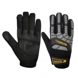 China TPR Knuckle Protection Gloves Heavy Duty Mechanic Gloves  Sport Gloves wholesale