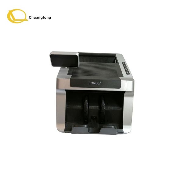 JUNUO C05 Money Counter Detector Black with LED Display Cash Bill Machine for Bank Counters