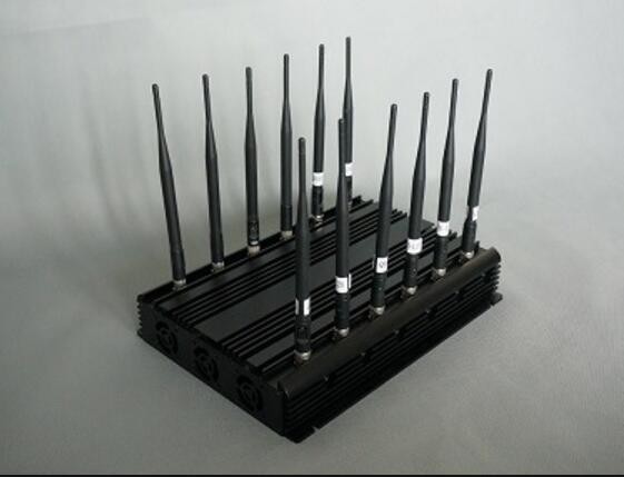 Desktop WiFi 2.4G 5.8g Signal Jammer (12 Antennas) 850MHz~6000MHz