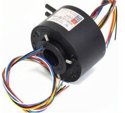 China High Reliability Through Hole Slip Ring , Innter Diameter 25.4mm Signal Slip Ring wholesale