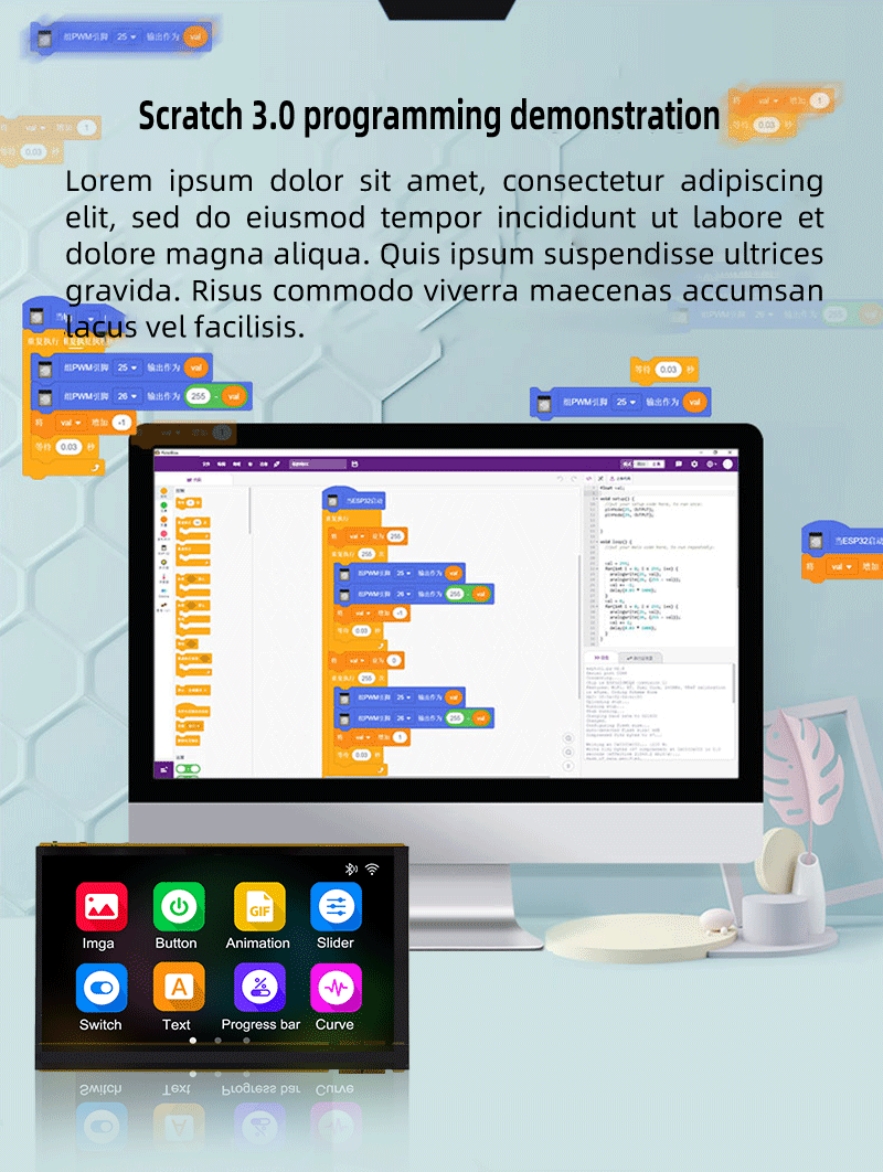JC1060P470C_I_W JD9165 Driver Chip and ESP32 Display System The Ultimate Display Solution for Your Business Needs industrial grade tft liquid crystal