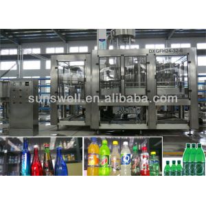 PET Automatic Soft Drink Carbonated Filling Machine PLC Control