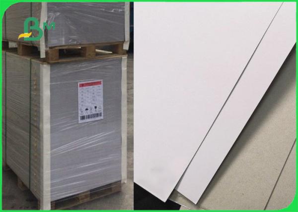 Quality Single Side Coated White Duplex Board With Grey Back Hard Stiffness 200 - 450gsm for sale