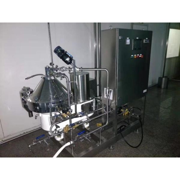 PLC Control Craft Beer Separation Disc Type Separator with Pressure Keeping Advice