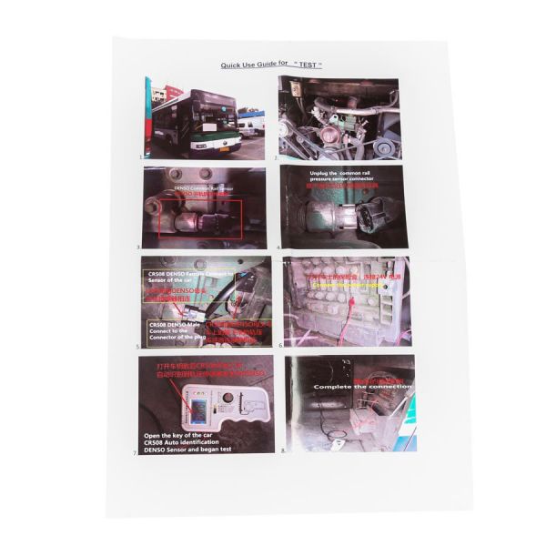 New CR508 Diesel Common Rail Pressure Tester and Simulator Sensor Test Tool