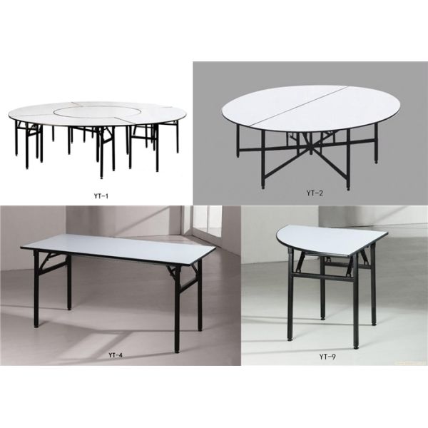 Good Useful Easy Carry Folding PVC Table Dining Table Folding Table in Furniture (YT-2-1)