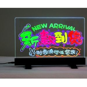 Buy cheap Flashing Illuminated Erasable Neon LED Writing Board Menu Table Sign with from wholesalers