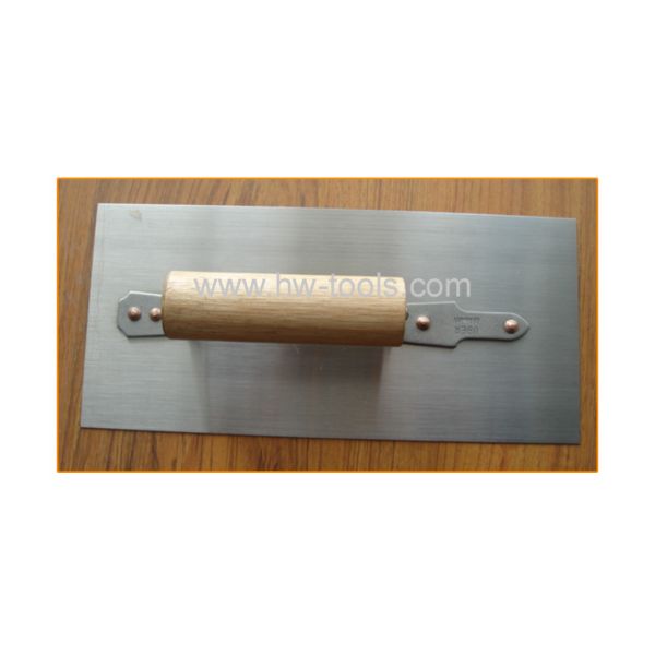 Rivet type Plastering trowel with wooden handle HW02107