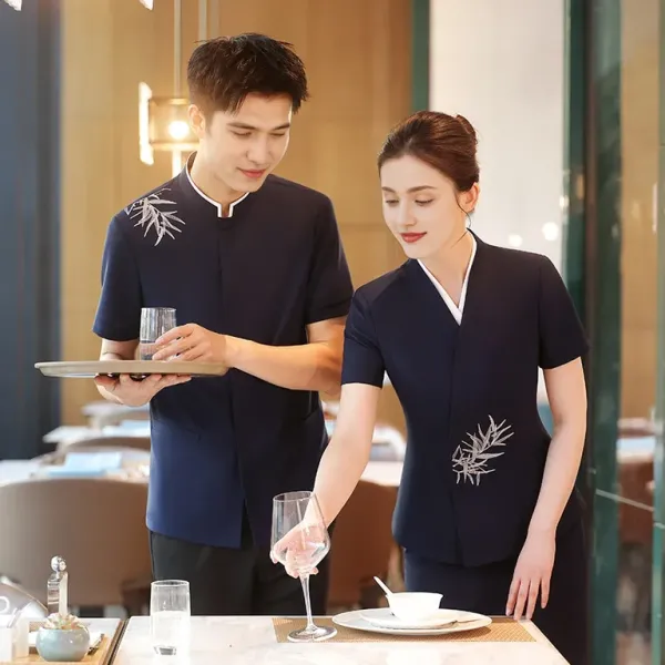 Elegant Dining Manager Suit with Tailored Fit for Professionals