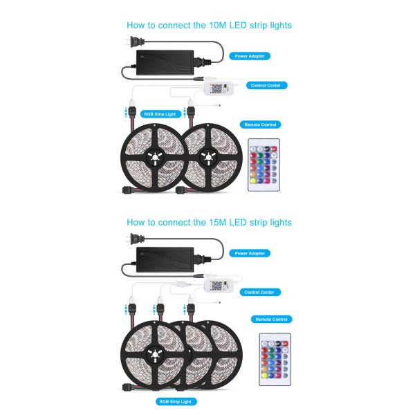 6.5 FT WiFi RGB Smart LED Light Strip Music Sync App Smart Life