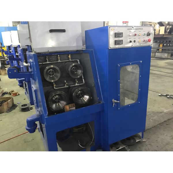 Four Cone Vertical Type Copper Wire Drawing Machine 22DS Customize Power Source