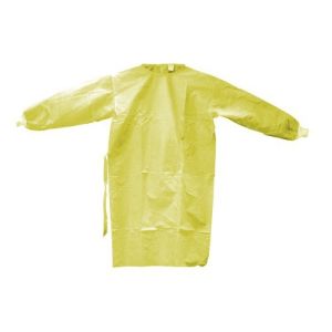 Buy cheap Stable Disposable Protective Gowns Apron Neck Style Easy On / Off OEM Available from wholesalers