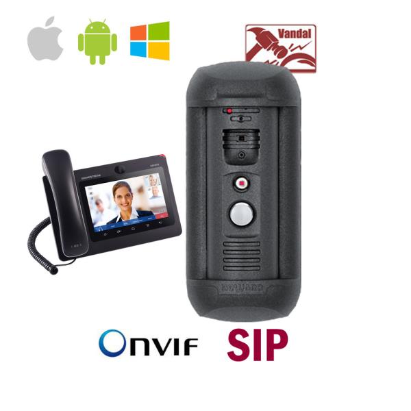 Quality Mobile App Control 1.3MP IP Video Intercom Access Control Door Bell for sale