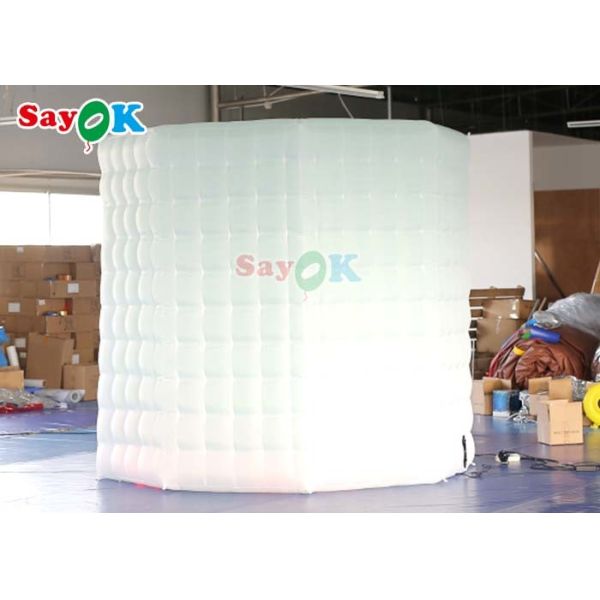 210D Inflatable Photo Booth For Exhibition 2.4x2.4x2.4mH