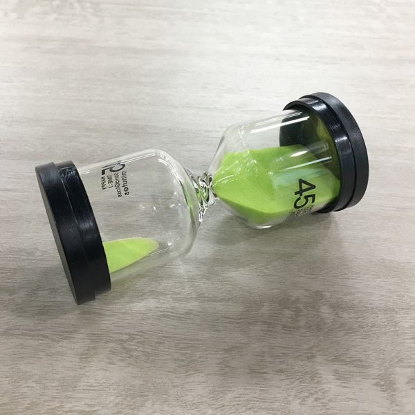 Decorative 60 Min Sand Timer , Customized Hourglass Contemporary Style