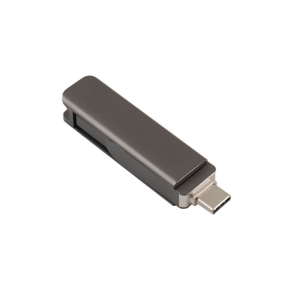 Metal Shapes Gun Black Type C USB 3.0 Drive Accord With EU And US Standrad