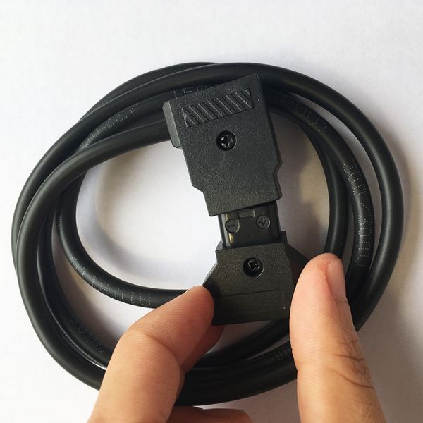 1M D-TAP 2 Pin Male to female Extension Adapter Power Cable for DSLR Rig Anton Bauer Battery