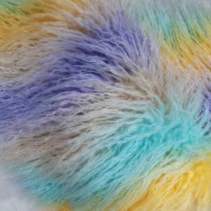 China Knitted Backing Technics Long Pile Fur Fabric in Vibrant Colors for Garments or Cushions wholesale