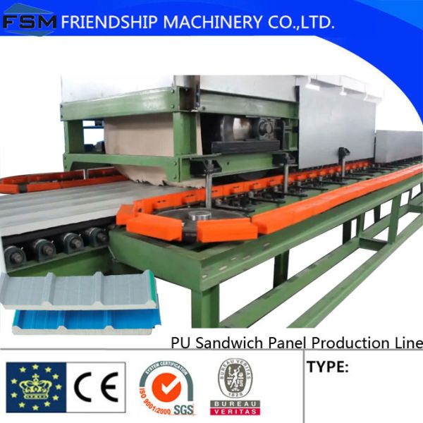 Automatic Continuous PU Sandwich Panel Machinery With Non-stop Cutting Device