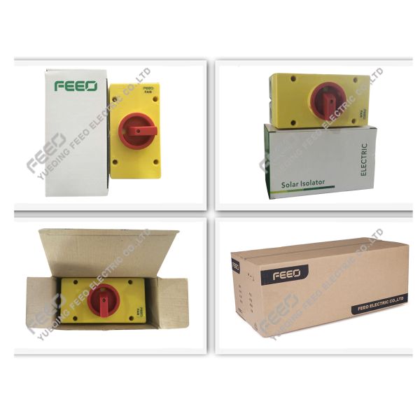 Large Contrast Color 230V 10mm AC Isolator Switch