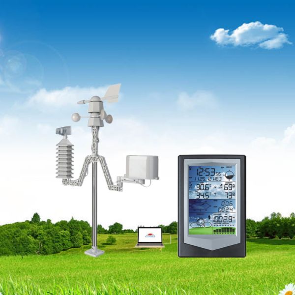 Wireless Weather Station With Color Screen Display And ±1.0°C Temperature Accuracy