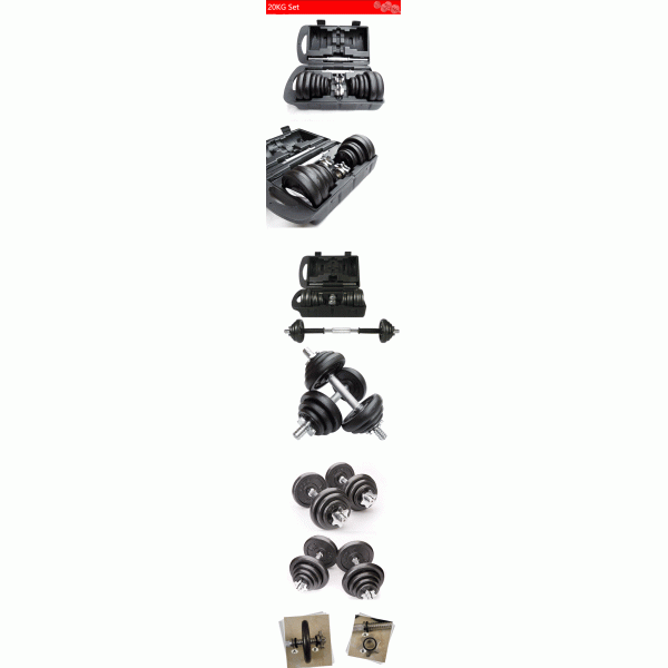 Black Cast Iron Adjustable Gym Custom Painting Dumbbell Weights Manufacture 15kg 20kg 30kg Set