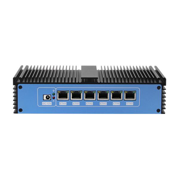 Quality Eight Ethernet Router Mini PC With DDR4 16GB RAM And Celeron 3865U Processor for sale