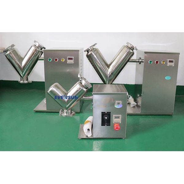 Adjustable Mixing Time 10-5000L Dry Powders V Mixer Machine For Lab